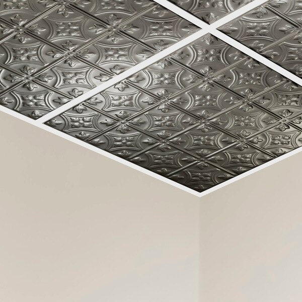 Hamilton Ceiling Tile, 24 in W x 24 in L, 5 PK