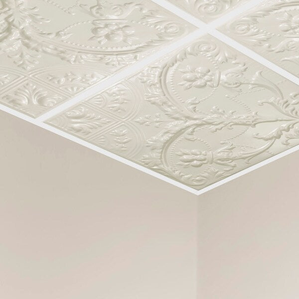 Saginaw Ceiling Tile, 24 in W x 24 in L, 5 PK