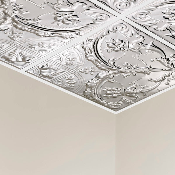 Saginaw Ceiling Tile, 24 in W x 24 in L, 5 PK