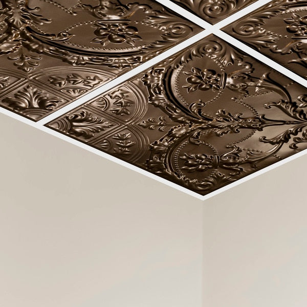 Saginaw Ceiling Tile, 24 in W x 24 in L, 5 PK