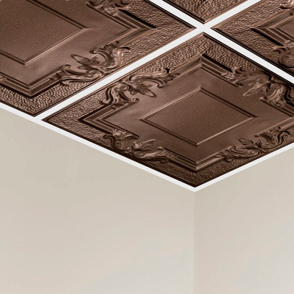 Niagara Ceiling Tile, 24 in W x 24 in L, 5 PK
