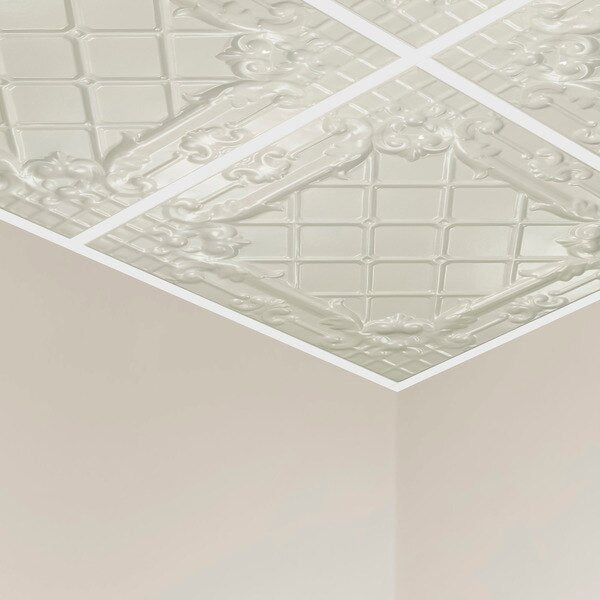 Toledo Ceiling Tile, 24 in W x 24 in L, 5 PK