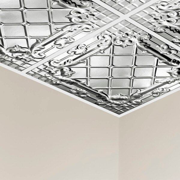 Toledo Ceiling Tile, 24 in W x 24 in L, 5 PK
