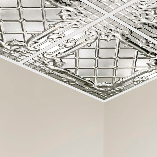 Toledo Ceiling Tile, 24 in W x 24 in L, 5 PK