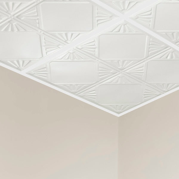 Erie Ceiling Tile, 24 in W x 24 in L, 5 PK