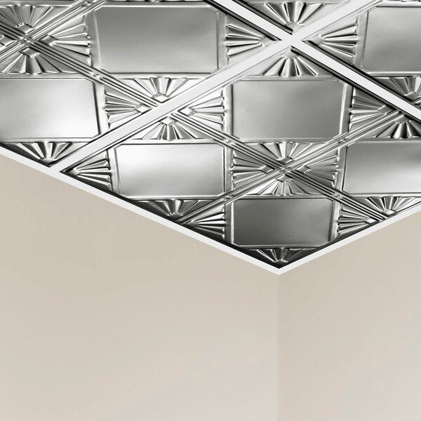 Erie Ceiling Tile, 24 in W x 24 in L, 5 PK