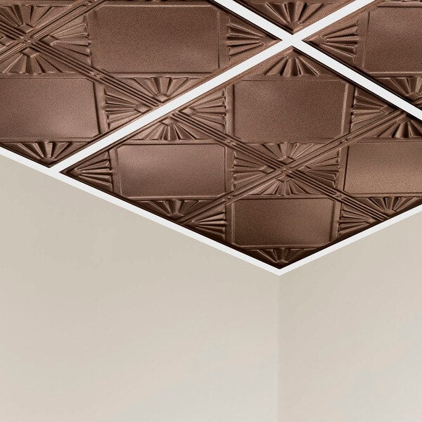 Erie Ceiling Tile, 24 in W x 24 in L, 5 PK
