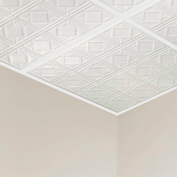 Ludington Ceiling Tile, 24 in W x 24 in L, 5 PK