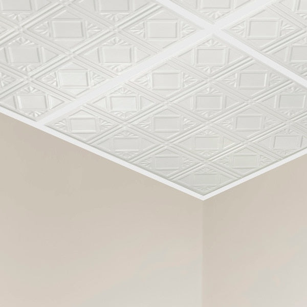 Ludington Ceiling Tile, 24 in W x 24 in L, 5 PK