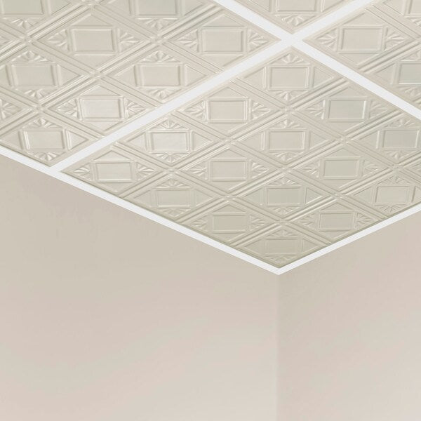 Ludington Ceiling Tile, 24 in W x 24 in L, 5 PK