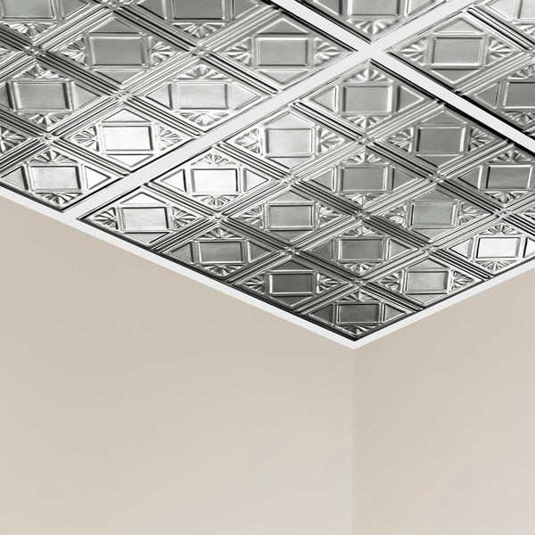 Ludington Ceiling Tile, 24 in W x 24 in L, 5 PK