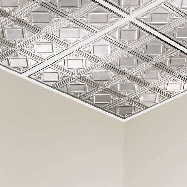 Ludington Ceiling Tile, 24 in W x 24 in L, 5 PK