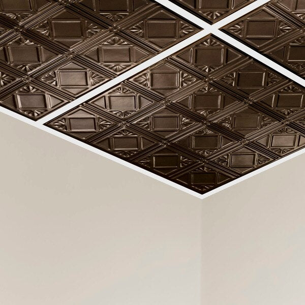 Ludington Ceiling Tile, 24 in W x 24 in L, 5 PK