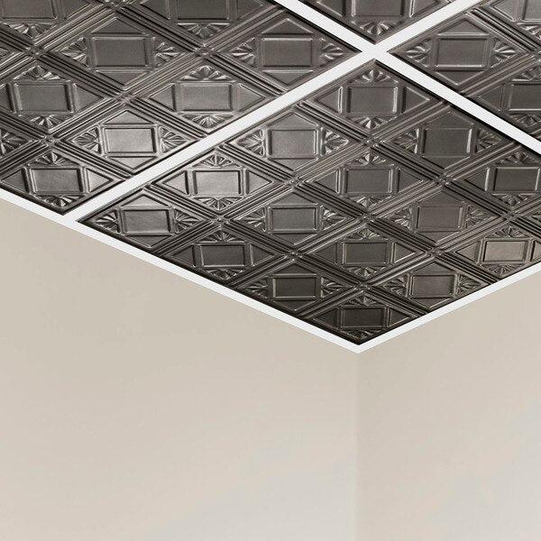 Ludington Ceiling Tile, 24 in W x 24 in L, 5 PK