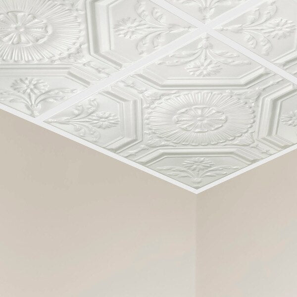Rochester Ceiling Tile, 24 in W x 24 in L, 5 PK