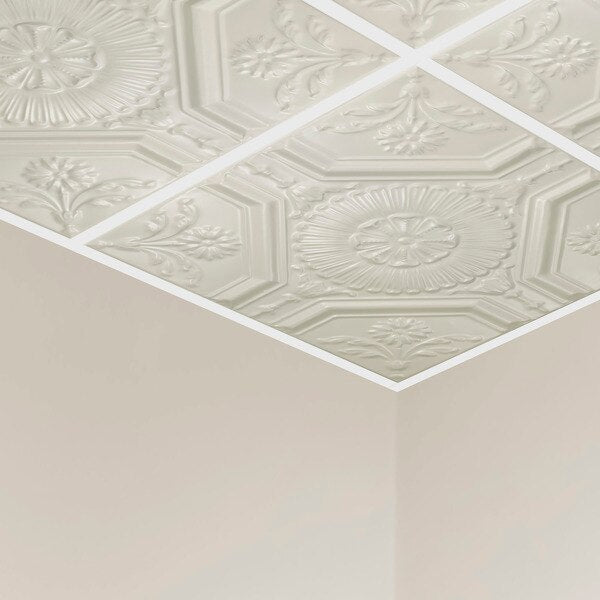 Rochester Ceiling Tile, 24 in W x 24 in L, 5 PK