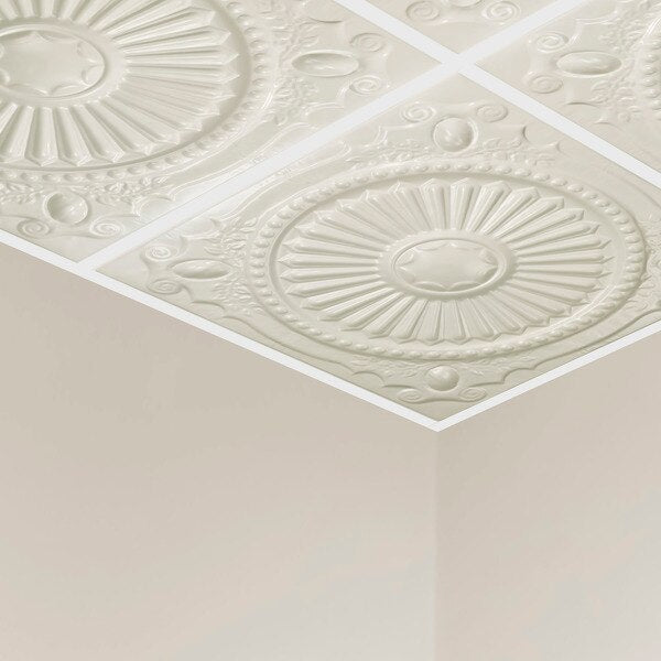 Toronto Ceiling Tile, 24 in W x 24 in L, 5 PK
