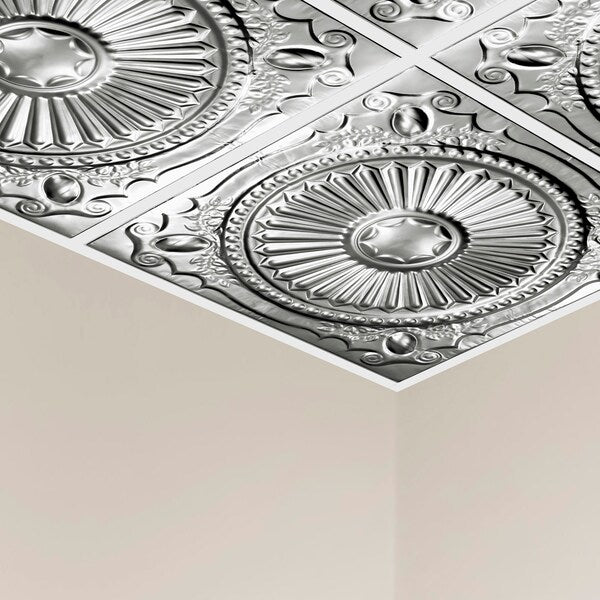 Toronto Ceiling Tile, 24 in W x 24 in L, 5 PK