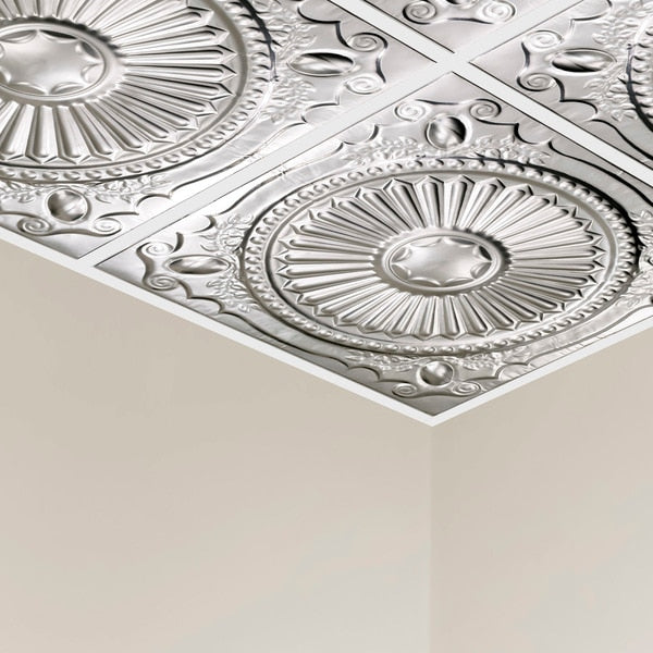 Toronto Ceiling Tile, 24 in W x 24 in L, 5 PK