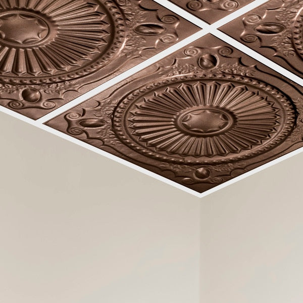 Toronto Ceiling Tile, 24 in W x 24 in L, 5 PK