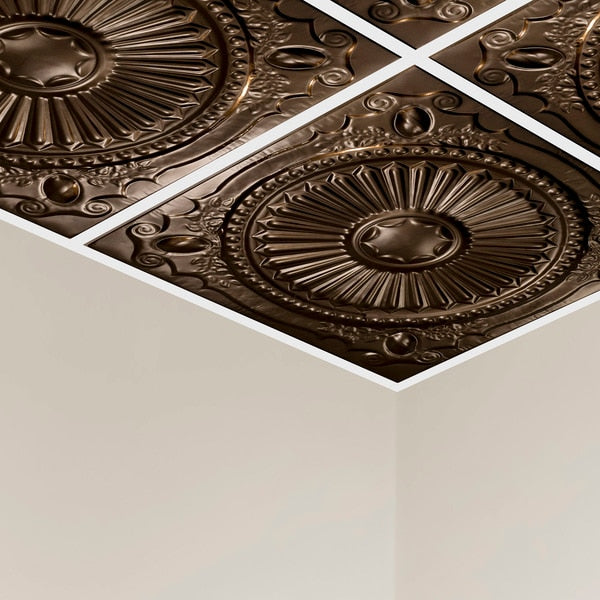 Toronto Ceiling Tile, 24 in W x 24 in L, 5 PK