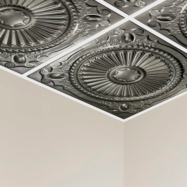 Toronto Ceiling Tile, 24 in W x 24 in L, 5 PK