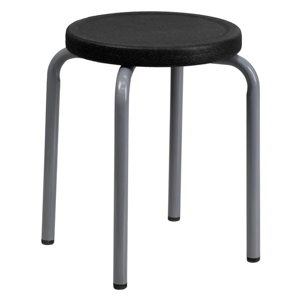 Stool, Black, 17