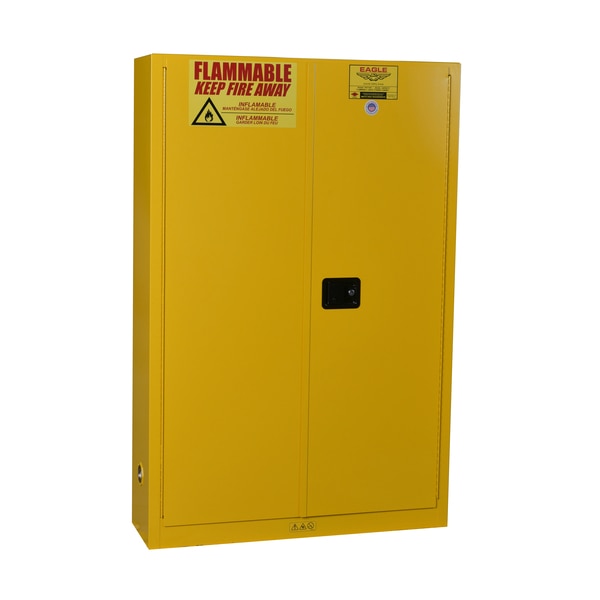 Flammable Liquid Safety Cabinet, Yellow
