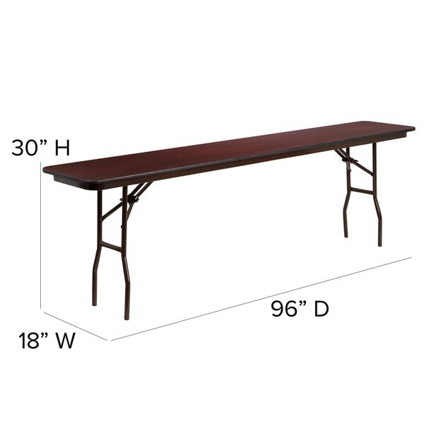 Rectangle Training Table, 18