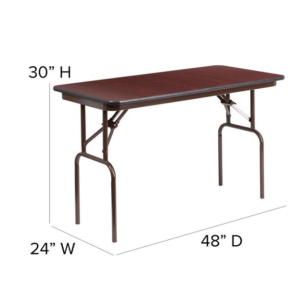 Rectangle Folding Table, 24
