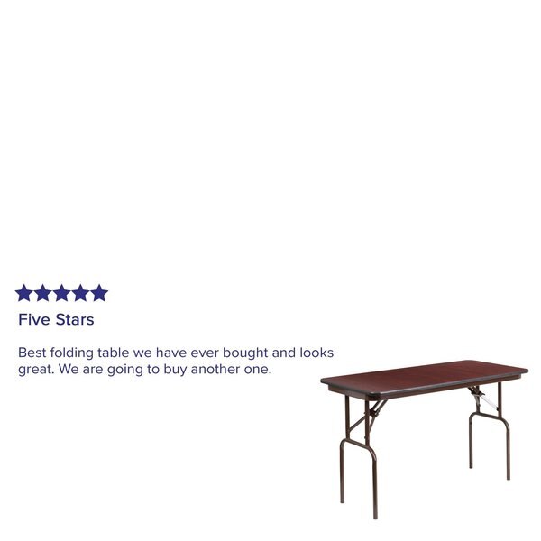 Rectangle Folding Table, 24
