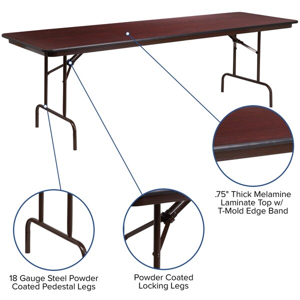 Rectangle Folding Table, 30