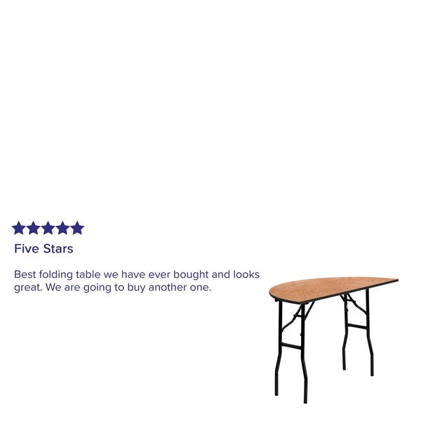 Half Round Folding Table, 48