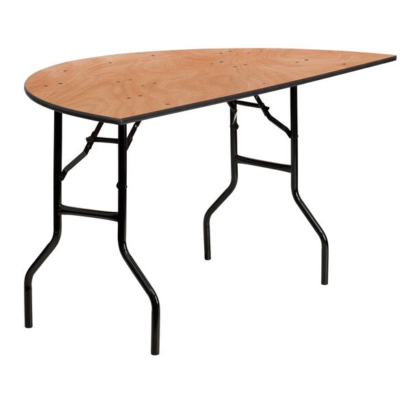 Half Round Folding Table, 60
