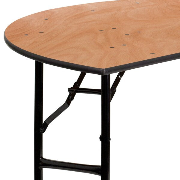Half Round Folding Table, 60