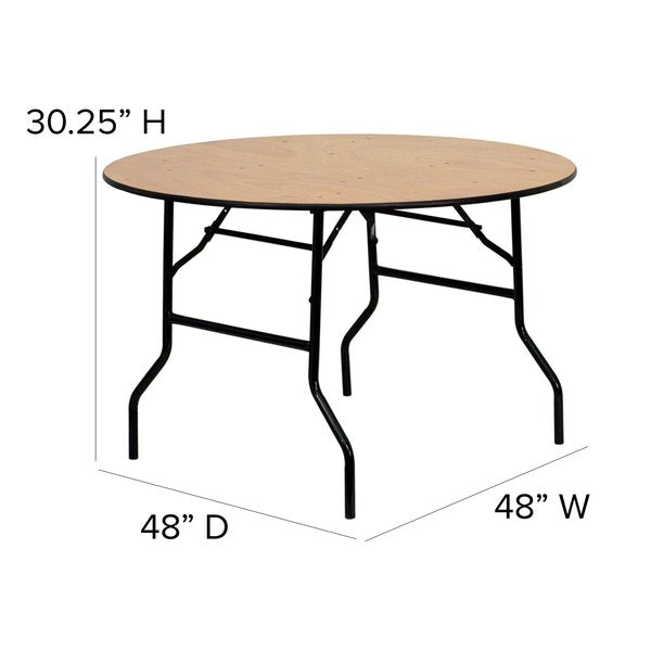 Round Folding Table, 48