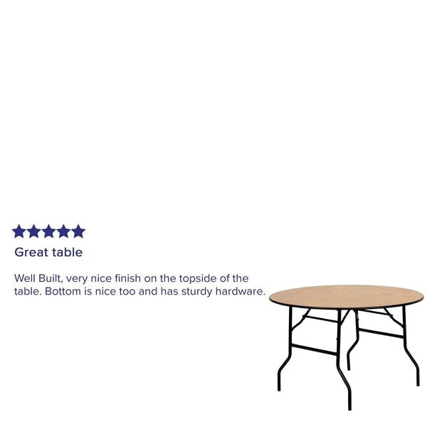 Round Folding Table, 48