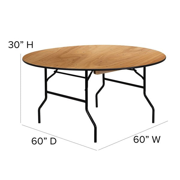 Round Folding Table, 60