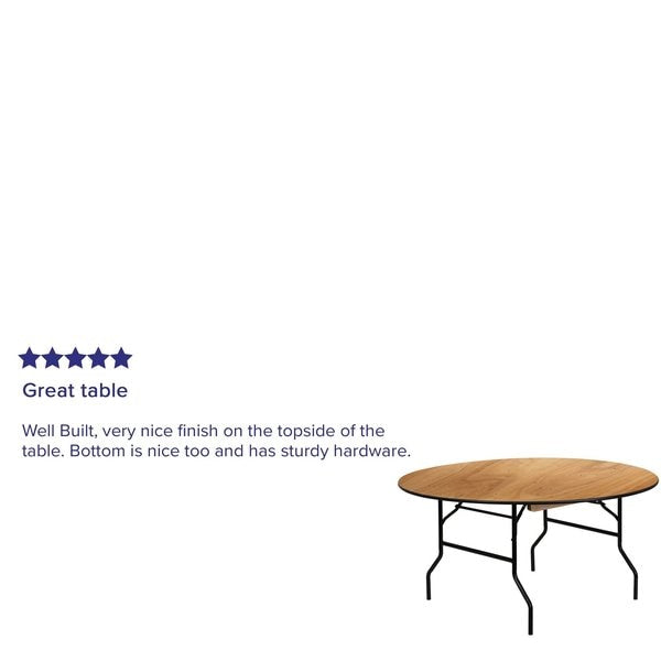Round Folding Table, 60