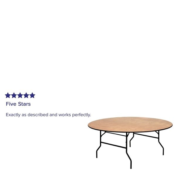 Round Folding Table, 72
