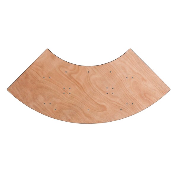 Serpentine Serpentine Wood Table, 65