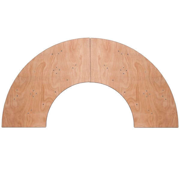 Serpentine Serpentine Wood Table, 65
