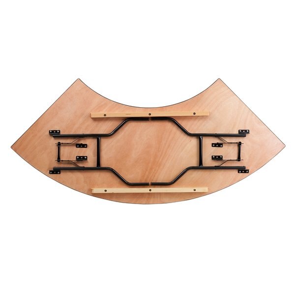 Serpentine Serpentine Wood Table, 7.25 ft. x 2.5 ft., 30
