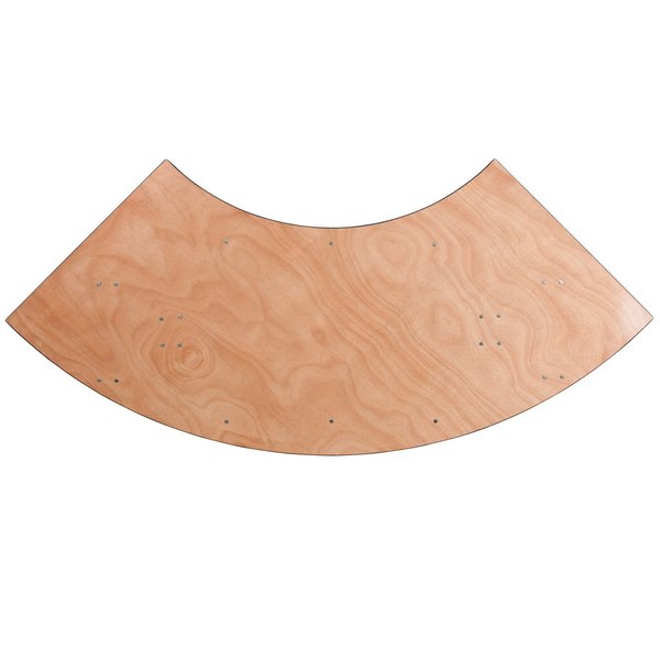 Serpentine Serpentine Wood Table, 7.25 ft. x 2.5 ft., 30