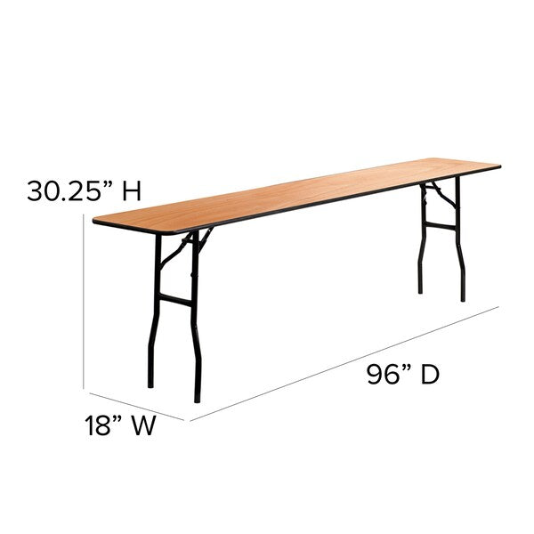 Rectangle Training Table, 18