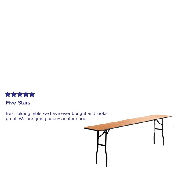 Rectangle Training Table, 18