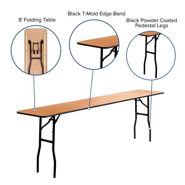 Rectangle Training Table, 18