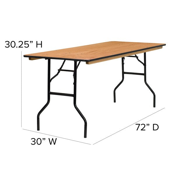 Rectangle Folding Table, 30