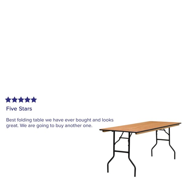 Rectangle Folding Table, 30