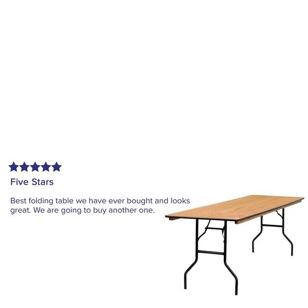 Rectangle Folding Table, 30